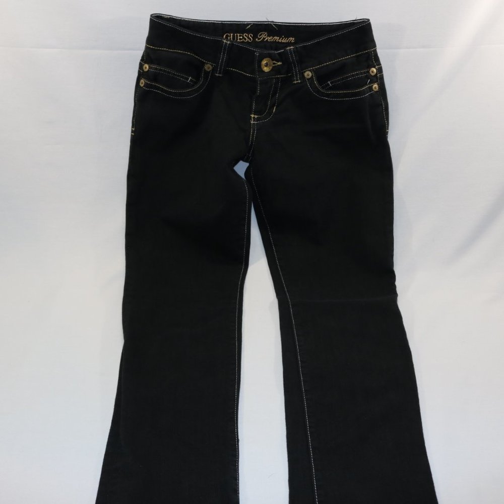 Versace Women’s Black Jeans with Braided Side Seams – Size 28